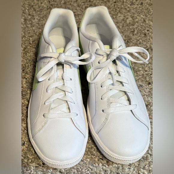 New Nike Women’s Court Royale Trainers White Volt Leather - Picture 4 of 7